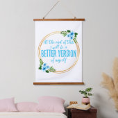 Tapisserie Suspendue courtes affirmations sur les rêves et les objectif (Chambre à coucher)