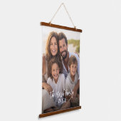 Tapisserie Suspendue Couverture complète de la photo verticale - Texte (Angulaire)