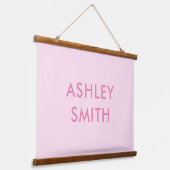 Tapisserie Suspendue Créer Votre Propre Nom Personnalisé (Angulaire)