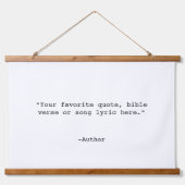 Tapisserie Suspendue Créez votre propre devis (Devant)