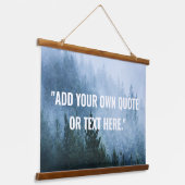 Tapisserie Suspendue Créez votre propre devis de nature personnalisée (Angulaire)