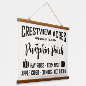 TAPISSERIE SUSPENDUE CRESTVIEW ACRES CITROUILLE PATCH (Angulaire)