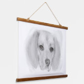 Tapisserie Suspendue Croquis beagle (Angulaire)