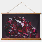 Tapisserie Suspendue Crystals Ruby Amethyst Gemstones (Recto 2)