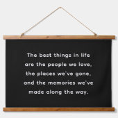 Tapisserie Suspendue Custom Inspirational Life Quote Art (Devant)