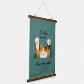 Tapisserie Suspendue Cute Funny Cat Nap (Angulaire)
