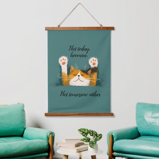 Tapisserie Suspendue Cute Funny Cat Nap (Salon)