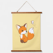 Tapisserie Suspendue Cute Little Foxes Set de 3 (Recto)