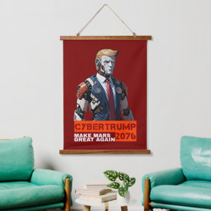 Tapisserie Suspendue CyberTrump 2076 Rendre la grandeur de Mars