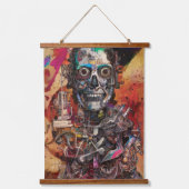 Tapisserie Suspendue Cyborg anatomique Abstrait (Recto 2)