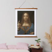 Tapisserie Suspendue Da Vinci, Sauveur du Monde, Salvator Mundi (Chambre à coucher)