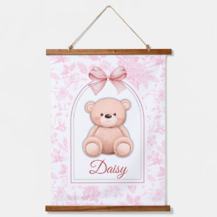 Tapisserie Suspendue Daisy Conception personnalisée d'ours en peluche