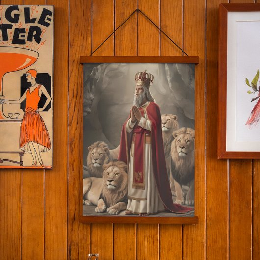 Tapisserie Suspendue Daniel in the lion`s den Greeting card 2