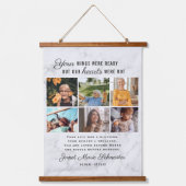 Tapisserie Suspendue Dans la mémoire aimante | 6 Funérailles Collage de (Recto)