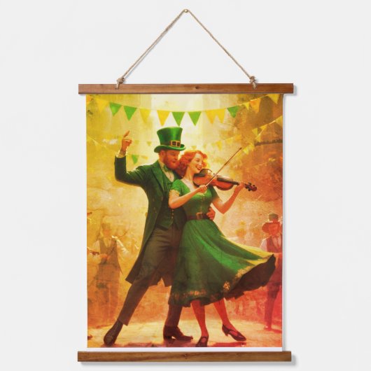 Tapisserie Suspendue Danse de la Saint-Patrick (Recto)