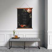 Tapisserie Suspendue Dark Romantic Floral Masters Mariage Bienvenue