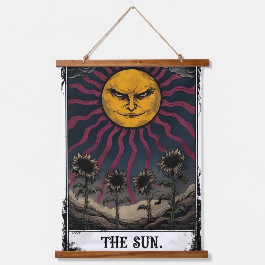 Tapisserie Suspendue Dark Sun Tarot (Recto)