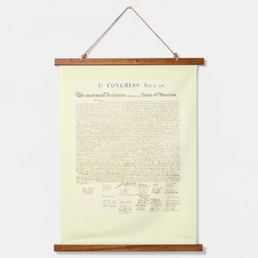 Tapisserie Suspendue Déclaration d'indépendance (Recto)