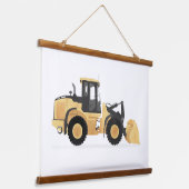 Tapisserie Suspendue Décor du véhicule de construction de chargeur de r (Angulaire)