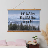 Tapisserie Suspendue Découvrez la sérénité (Chambre à coucher)