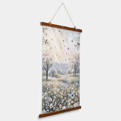 Tapisserie Suspendue Delicate Botanical Wall Art Print (Angulaire)