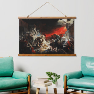 Tapisserie Suspendue Dernière journée de Pompéi par Karl Bryullov