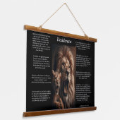 Tapisserie Suspendue Desiderata : La douce Touche d'un père (Angulaire)
