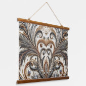 Tapisserie Suspendue Design baroque glamour avec Parties scintillant et (Angulaire)