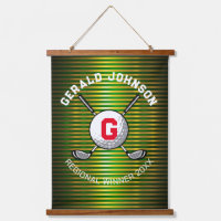 Design minimaliste Élégant Golf Monogramme