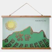 Tapisserie Suspendue Dessin de Machu_Picchu Cusco Pérou Poster Hanging (Devant)