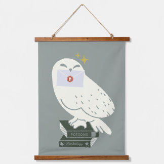 Tapisserie Suspendue Dessin fantaisiste d'Hedwig avec lettre