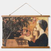 Tapisserie Suspendue Deux filles à l'or par Gustav Klimt (Devant)