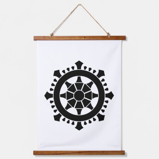 Tapisserie Suspendue Dharma chakra (Recto)