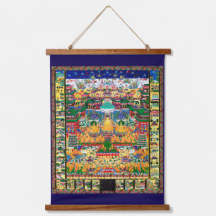 Tapisserie Suspendue Diagramme cosmique Mandala pour la méditation