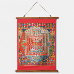 Tapisserie Suspendue Diagramme cosmique Mandala pour la méditation