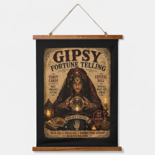 Tapisserie Suspendue Diseur de bonne aventure gipsy Prop de Halloween v