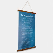 Tapisserie Suspendue Dix Commandements Bleus (Angulaire)