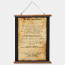 Dix Commandements - Parchemin Brûlé