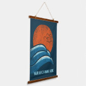 Tapisserie Suspendue do-it-yourself Custom Travel Poster Plage Ocean Su (Angulaire)