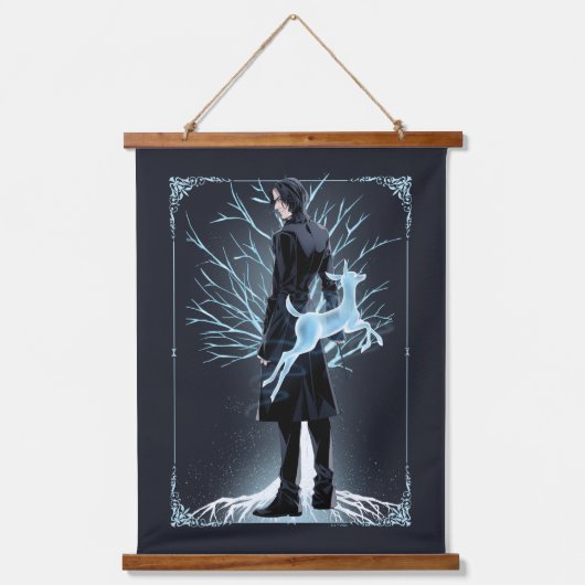 Tapisserie Suspendue Doe Patronus d'Anime Severus Snape (Recto)