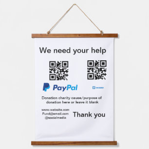 Tapisserie Suspendue Donation Collection conseil pot ajouter votre q r 