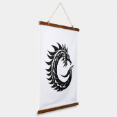 Tapisserie Suspendue Dragon Styled Letter C, Dragon Alphabet, Monogram (Angulaire)