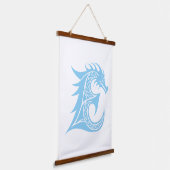 Tapisserie Suspendue Dragon Styled Letter E, Dragon Alphabet, Monogram (Angulaire)