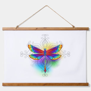 Tapisserie Suspendue Dragonfly en arc-en-ciel