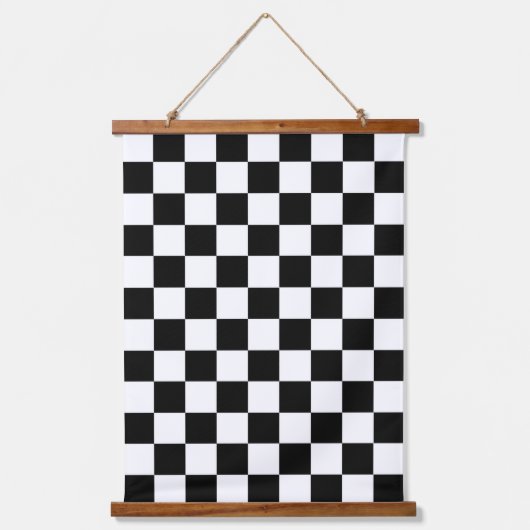 Tapisserie Suspendue Drapeau à damier (Recto)