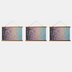 Tapisserie Suspendue Drapeau de fierté polygender pixelisé funky tripan
