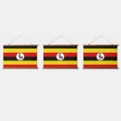Tapisserie Suspendue Drapeau de l'Ouganda (Tripler)