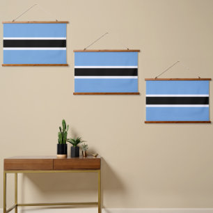 Tapisserie Suspendue Drapeau du Botswana