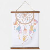 Tapisserie Suspendue Dreamcatcher de Boho sur l'ensemble blanc de 3 (Recto 2)