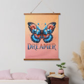 Tapisserie Suspendue Dreamer Floral Butterfly Tapestry (Chambre à coucher)